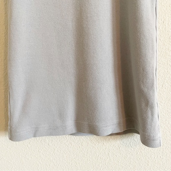 American Giant Grey Ribbed Tank Size XS Cotton Spandex - Picture 8 of 11